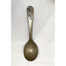 Vintage Antique Imperial Silver Plate Baby Mini Spoon 4 inches 1950’s picture