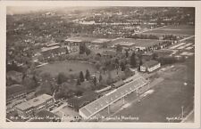 Missoula, MT: RPPC Montana State University, vintage Catlin Real Photo Postcard picture