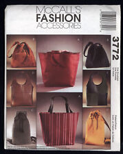 McCall's Pattern No # 3772 *  FASHION ASSESORIES lined Bag 5 Variations picture