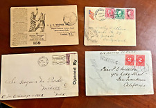 4 WW1 Postal Covers picture