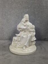 Vintage Ceramic Opalescent Jesus with Lamb & Children Figurine by Ron Molds 1985 picture