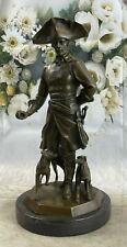 Frederick the Great Dogs Dog Collector Bronze Hot Cast Sculpture Statue Artwork picture
