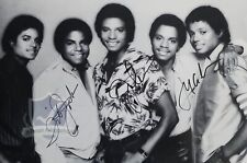 THE JACKSON 5 Signed 12x18 Photo OnlineCOA AFTAL #12 picture