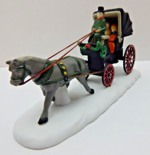 Dept 56 Heritage Village Christmas in the City Central Park Carriage #59790 Nice picture