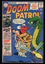 Doom Patrol #99 VG+ 4.5 1st Appearance Beast Boy Bob Brown DC Comics 1965 picture