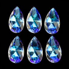 10PC 38MM Fengshui AB Aurora Faceted Crystal Prism Hanging Glass Suncatcher DIY picture