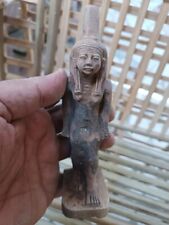 Rare Ancient Egyptian Antiquities Egyptian Statue Of Hathor goddess Of Sky BC picture