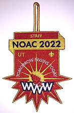 2022 Official Staff Patch with Dangle NOAC Order of the Arrow Conference MINT picture