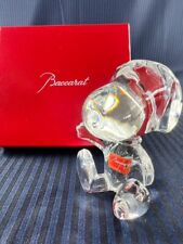 BACCARAT CRYSTAL SNOOPY Cartoon Figure Mascot Doll picture