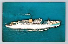 Ships - M/S Victoria Cruise Ship, Ineres Line Advertising Vintage c1963 Postcard picture