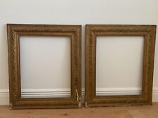 Pair of Antique Victorian Gesso Wood Ornate Lg Frames Early 20th Cent picture