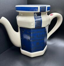 Vintage Teapot - England - Deep Cobalt Blue Ceramic British Classic picture
