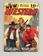 New Western Magazine Pulp 2nd Series Mar 1940 Vol. 1 #1 VG+ 4.5 picture