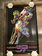 Vintage 1995 National Finals Rodeo Poster picture