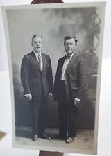 Antique Real Photo Postcard 2 Young Men picture