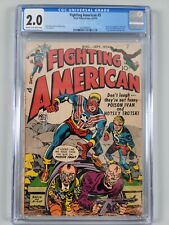 Prize Publications Fighting American #3 CGC 2.0 Golden Age Comic Jack Kirby picture