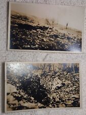 (C14) Lot of 4 SCARCE WW1 U.S. Army Commercial Real Photo Postcards of Battle picture