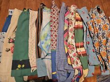 Lot of 13 Vintage Aprons picture