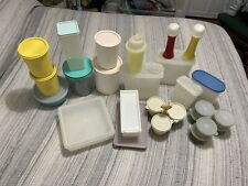 Huge Lot Of Vintage Tupperware- 53 Pieces In All picture