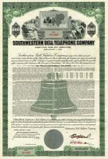Southwestern Bell Telephone Co. - $1,000 - Specimen Stocks & Bonds picture