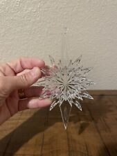 Waterford Crystal Snowstar Ornament 2010 Signed *Mint* picture