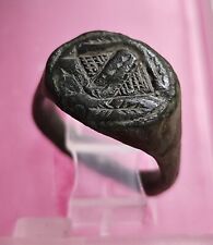 ANCIENT ROMAN BRONZE RING 300-400AD picture