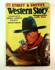 Western Story Magazine Pulp 1st Series Jul 29 1933 Vol. 123 #3 VG- 3.5 picture