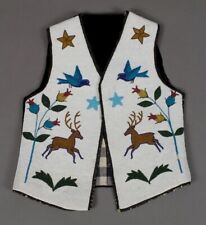 Native American Design Handmade Beaded Vest Front Powwow Regalia XNV505 picture