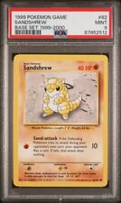 Sandshrew 62/102 Pokemon - 1999 2000 4th Print Base Set PSA 9 MINT picture