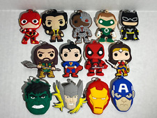 Superhero Keychain PVC Rubber marvel DC America hulk deadpool picture