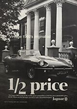 1968 Jaguar XKE Convertible “Half Price” Sports Car PRINT AD VINTAGE picture