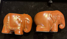 Lot Of 2 Baby Elephant  Tealight Candle Holder by PartyLite  Used picture
