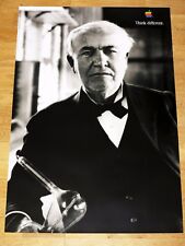 APPLE THINK DIFFERENT POSTER - THOMAS EDISON / 24 x 36 by STEVE JOBS 91 x 61 cm picture