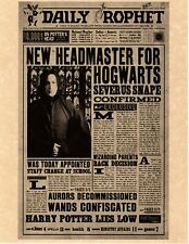 Daily Prophet Harry Potter New Headmaster For Hogwarts Replica   Severus Snape picture