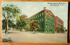 Ernest Simons Mfg, Co., Port Chester NY pmk 1913 postcard picture