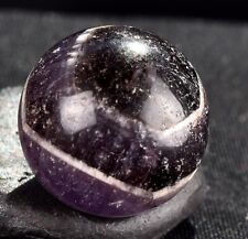 Super 7 melody stone ''evil eye'' chevron  rare  sphere for pocket/purse  #6280 picture