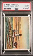 1911 T77 Hassan Lighthouse Series EASTERN POINT LIGHT PSA 6 EX-MT picture