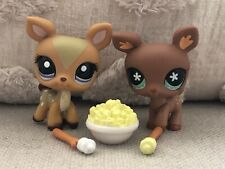 Littlest Pet Shop LPS Deer Lot -  #670 and #1123 -Popcorn and Smores Included picture