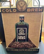 Jagermeister Cold Brew Double Sided Free Standing Wood & Canvas Sign *NEW* picture