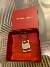 Authentic Salvatore Ferragamo Silver Tone  Keychain , Key Charm , Key Ring   picture