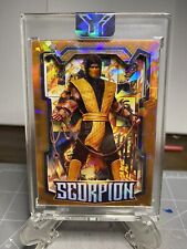 Mortal Kombat Scorpion 1 Of 1 Cracked Ice Custom Card picture
