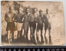 1920s Shirtless Men Beefcake Affectionate Guys Muscle Gay Interest Vintage Photo picture