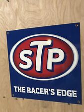 STP Racing Gas Fuel Oil Advertising Garage  Sign picture