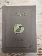The Leaf-Lee Booklet April 1924 By The Pupils Of The Lee School Manchester MASS  picture