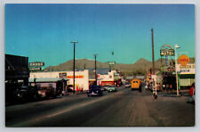 Victorville California Business Center 1950's Postcard picture