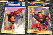 SUPERMAN Vintage Loot Bags 1998 48 NEW & SEALED, Oddball, Rare picture