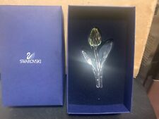 NEW IN BOX Swarovski Crystal 2004 Renewal Gift 1 Years Large Tulip Yellow 657335 picture