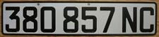 SINGLE NEW CALEDONIA LICENSE PLATE - 380 857 NC picture