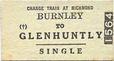 VR Ticket - BURNLEY to GLENHUNTLY (Change Train at Richmond) - Single picture