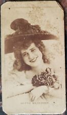 1890 Little Meredith Sweet Caporal Kinney Brothers Tobacco Cigarette Card picture